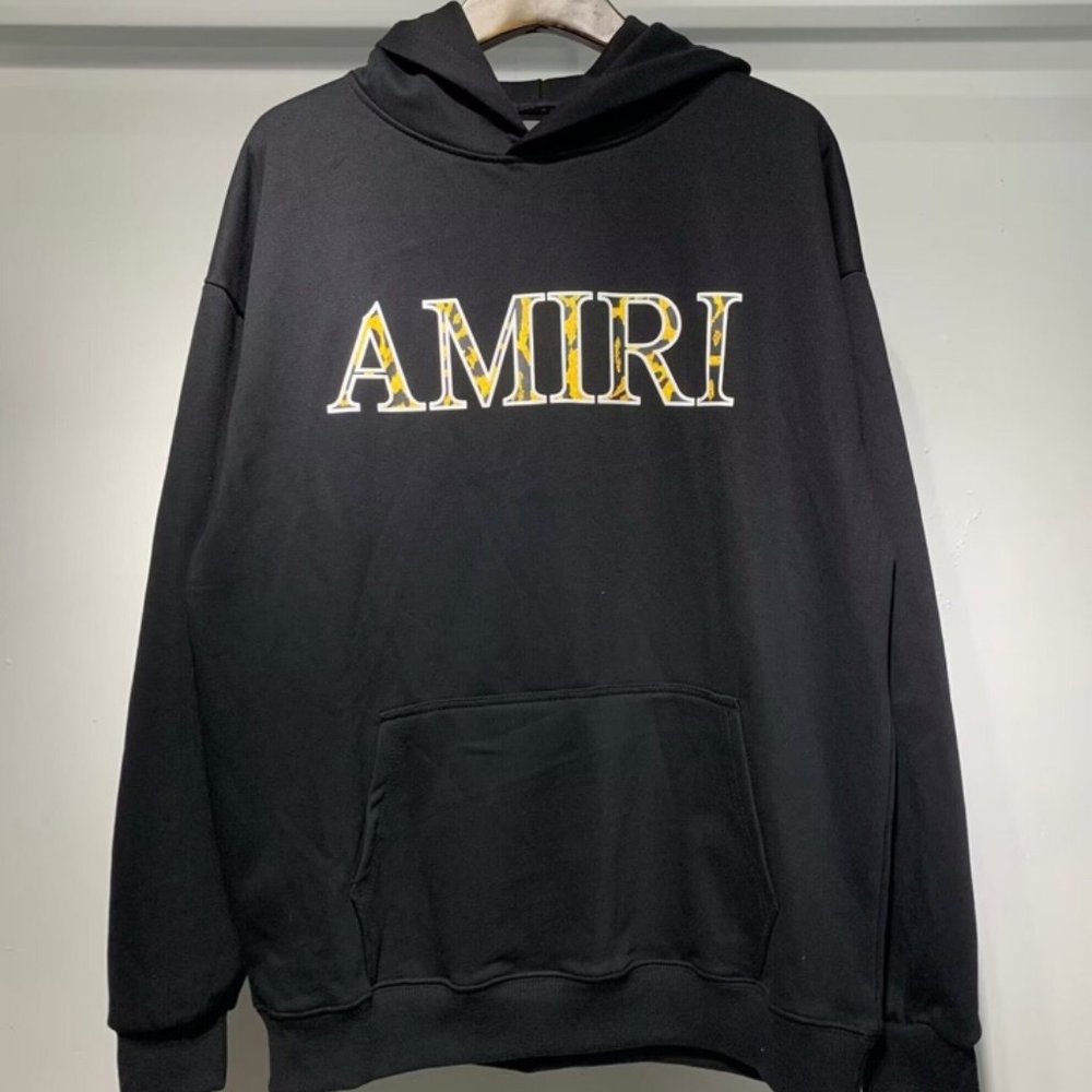 AMIRI Logo Print Hoodie Sweatshirt
